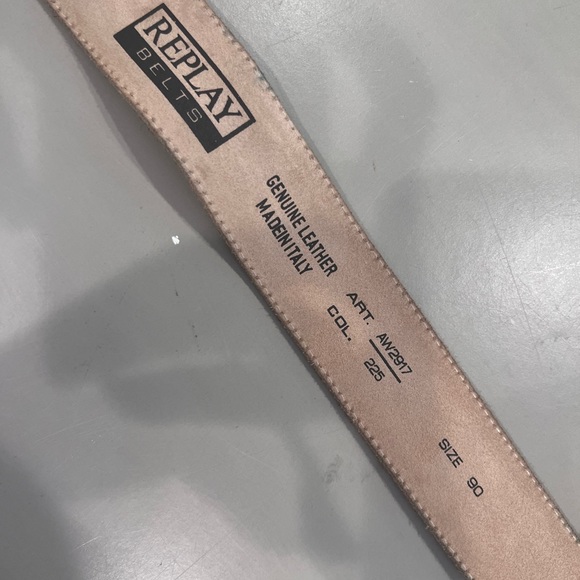 Replay leather belt. Made in Italy main image 8